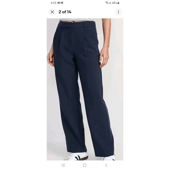 Old Navy NWT black Extra HighRise Taylor Wide Leg trouser womens XL pants stretc - Picture 1 of 14